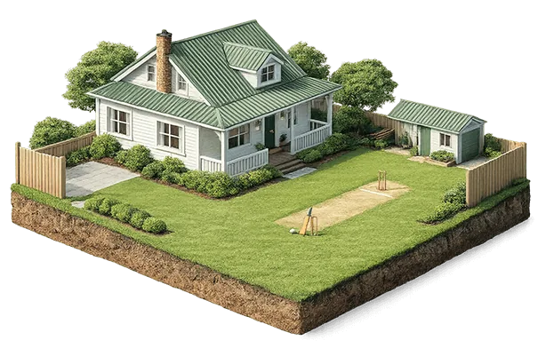 New Zealand home protected by LandSure land stability monitoring